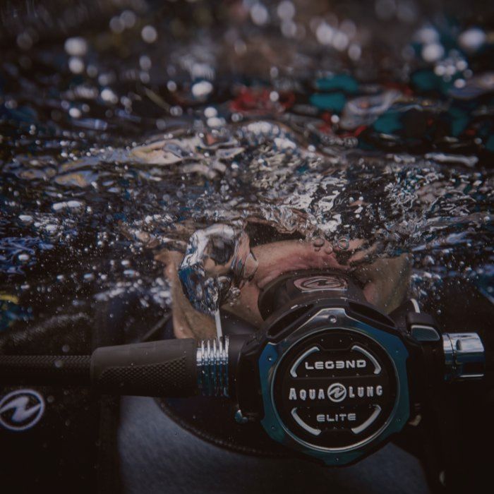 Close view of Aqualung Legend Elite Dive Regulator